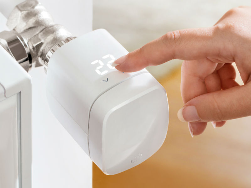 Eve Thermo Radiatorknop bedienen