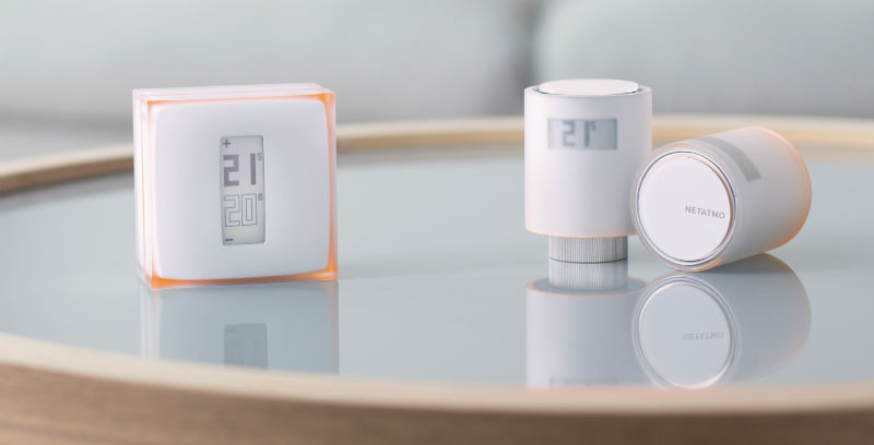 Apple HomeKit thermostaten van Netatmo op tafel