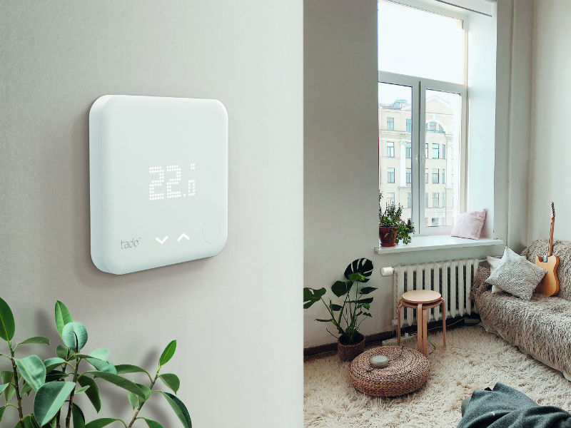 tado kamerthermostaat aan muur