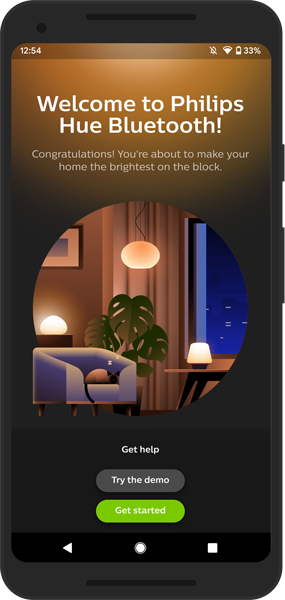 Met de Philips Hue Bluetooth-app kun je je Hue-lampen eenvoudig bedienen met je smartphone.