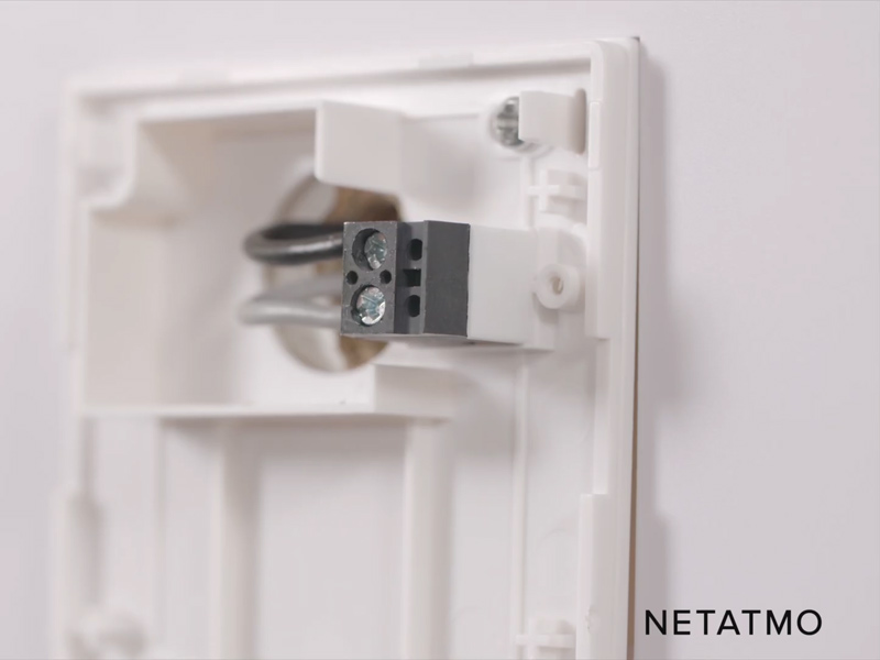 Netatmo thermostaat installeren in de muur