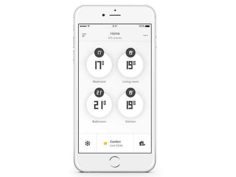 App voor Bosch Smart Home Thermostaat