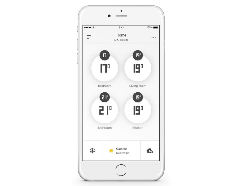 App voor Bosch Smart Home Thermostaat
