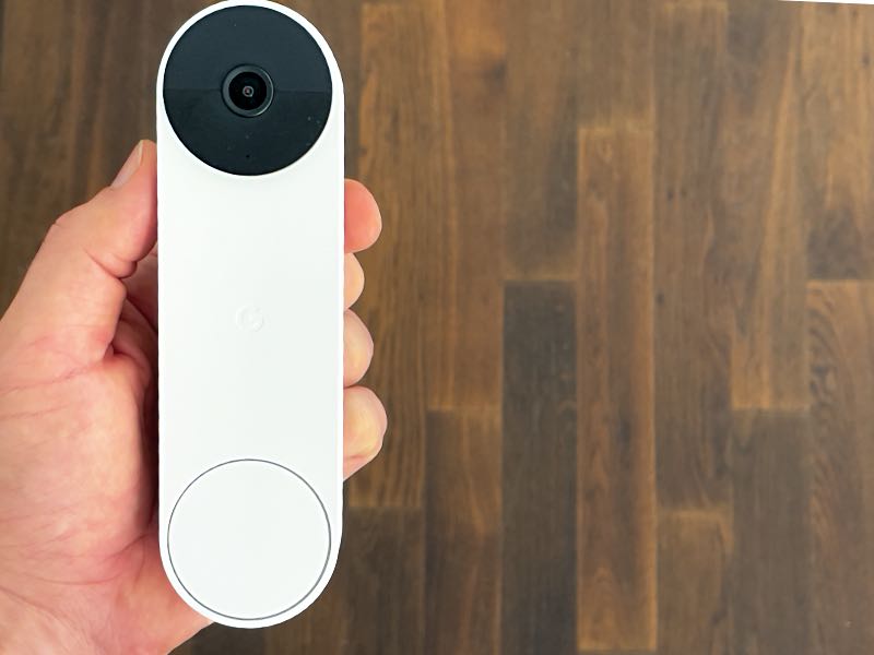 Google Nest Doorbell - vooraanzicht