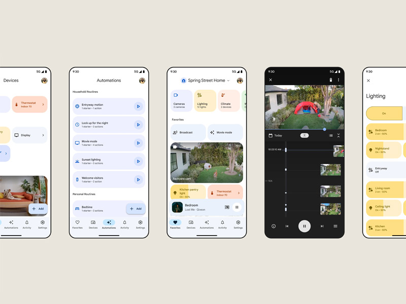 Google Home-app update