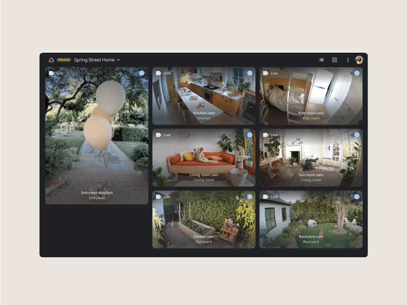 Google Home-app video