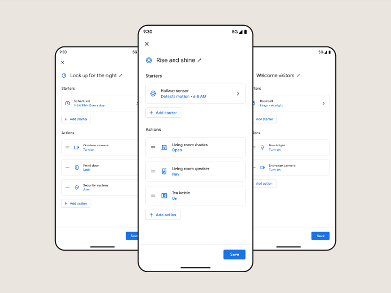 Google Home automatiseringen