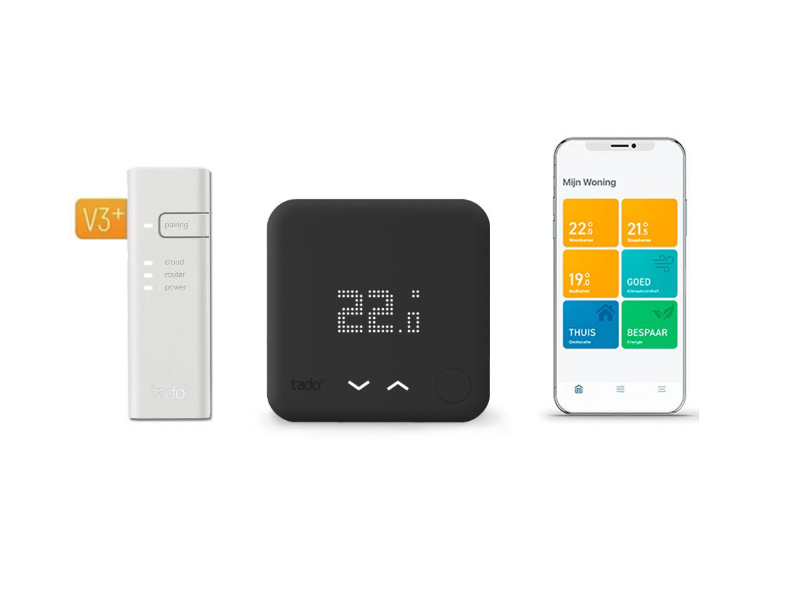 tado° Slimme Bedrade Thermostaat Starter Kit V3+ incl. Bridge