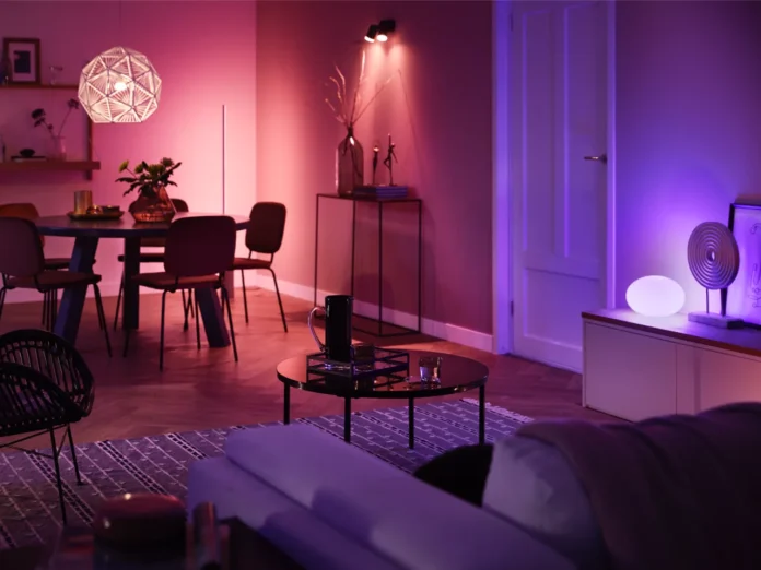 Philips Hue Verlichting in kamer