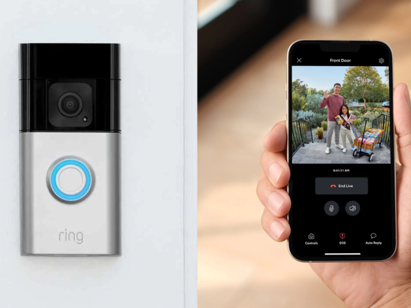 Een ring camera met app