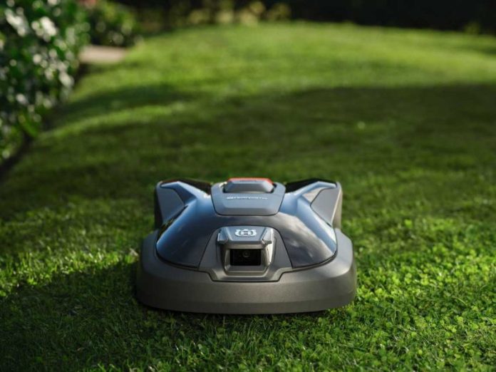 Husqvarna maaier van dichtbij