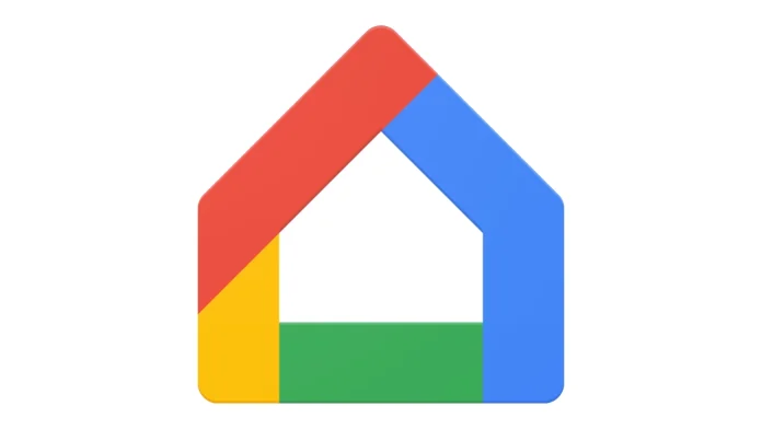 Het kleurrijke logo van de Google Home-app in de vorm van een huis staat centraal bij de nieuwe Google Home update augustus.