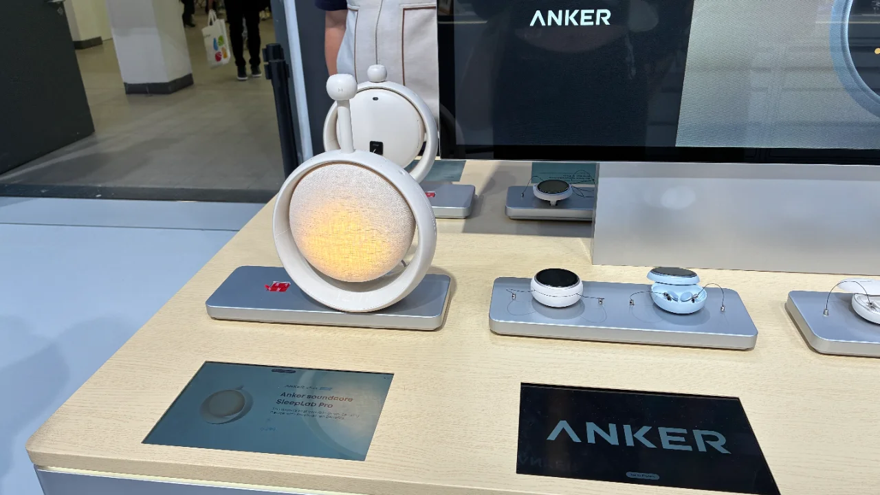 Even een kijkje op de vloer: de Anker-stand