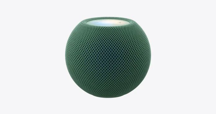 HomePod mini 2 in de kleur groen