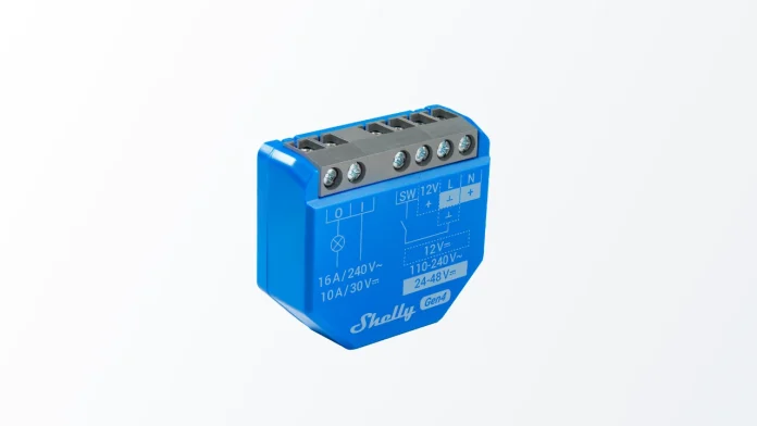 Shelly 1 Gen4 smart module, waarvan de firmware is bijgewerkt na de eMudhra-certificaatcorrectie