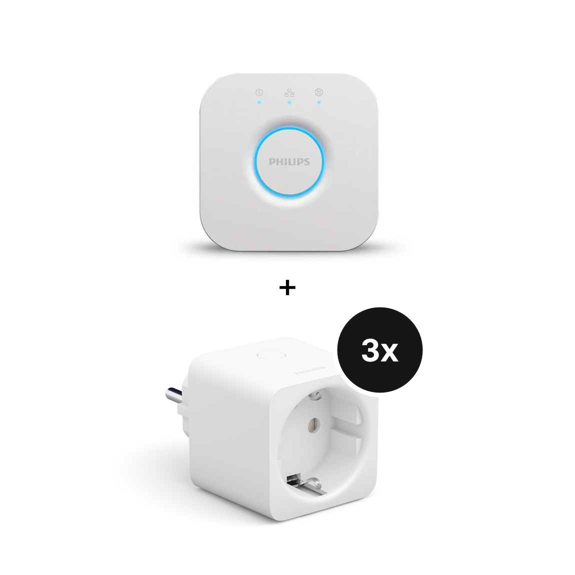 Smart Plug EU Hue Philips Zigbee slimme stekker 3-Pack Kopen? | We ❤️ Smart