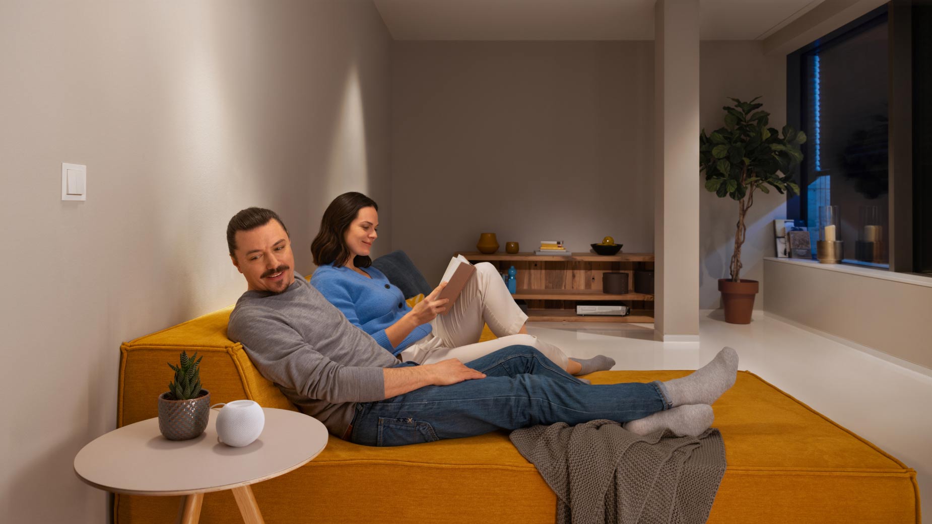  lifestyle foto Bosch licht in huiskamer