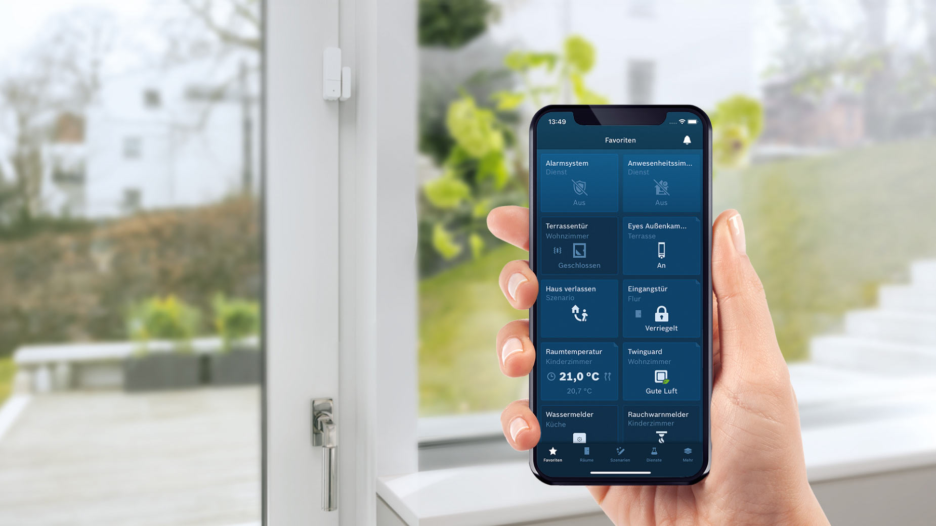 Bosch app bediening