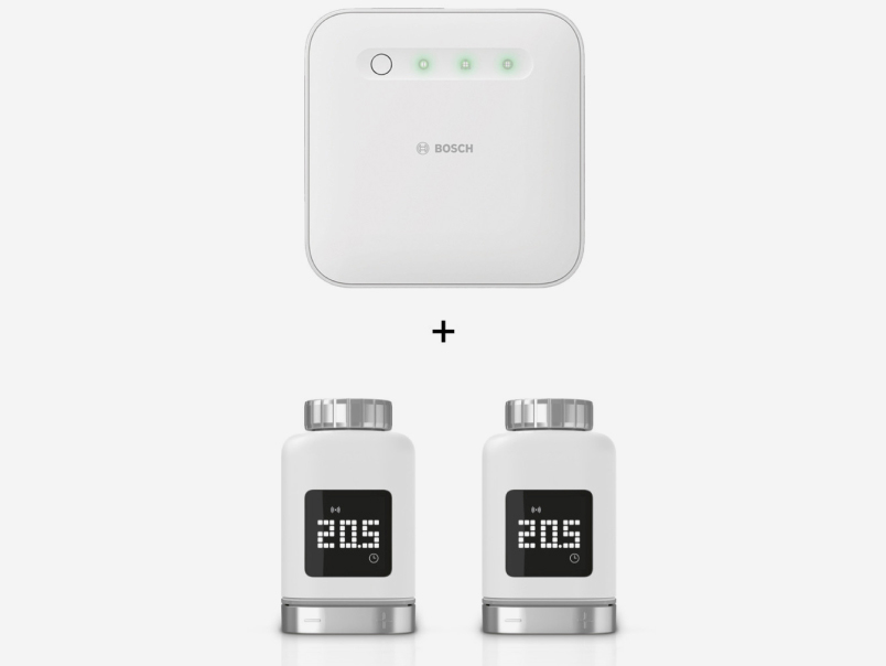 productfoto Bosch Smart Home Controller II + Radiator-Thermostaat II [+M] 2-pack