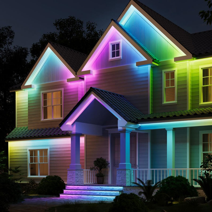 Lifestyle foto Govee buitenverlichting