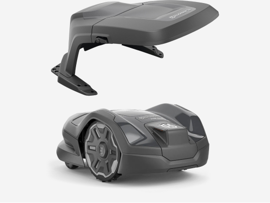 Productfoto van Husqvarna maaier + garage