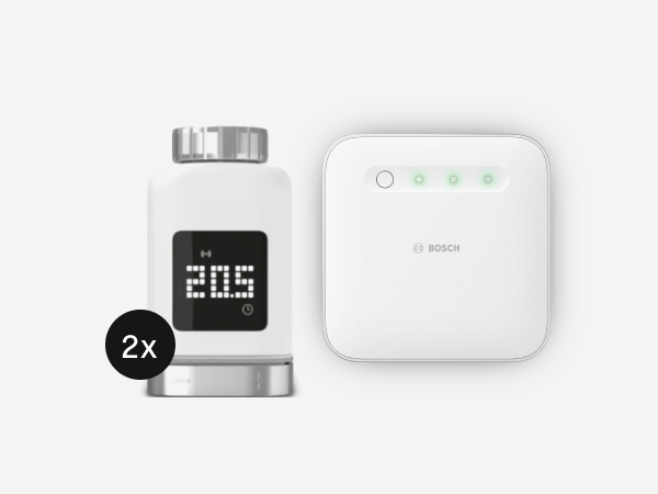 productfoto Bosch Smart Home Controller II + Radiator-Thermostaat II [+M] 2-pack